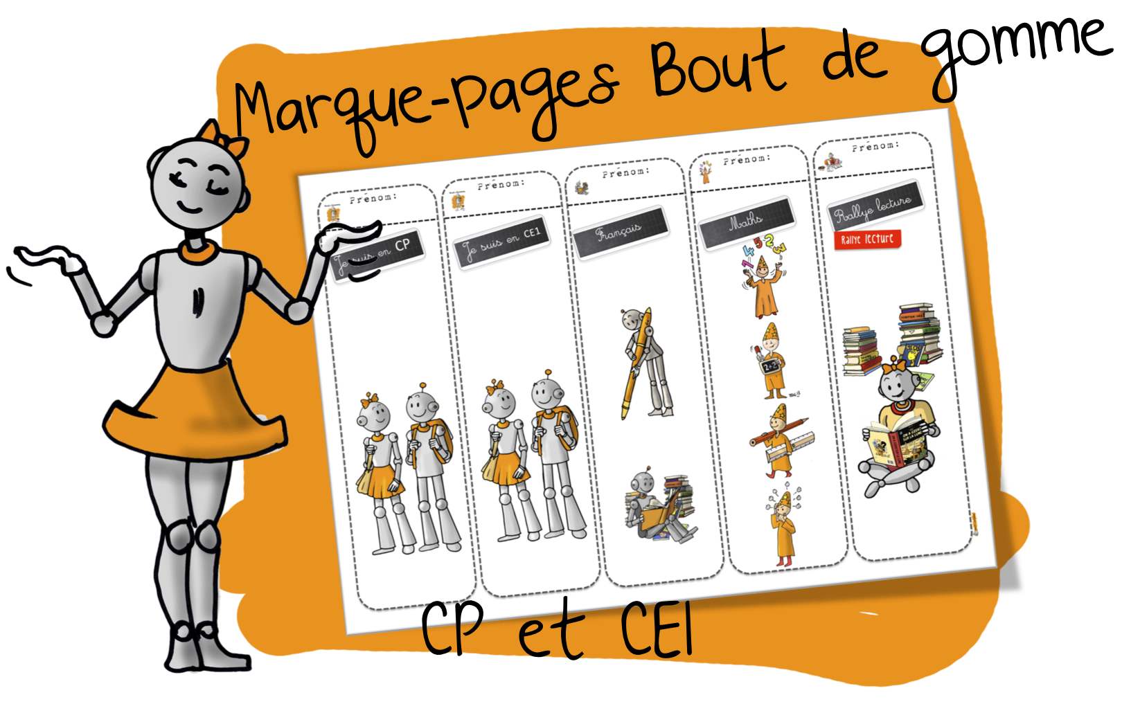 Bout De Gomme Instruction Civique Et Morale Page De Garde Marque-pages cahiers Bout de gomme | Bout de Gomme